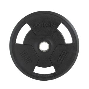 JORDAN® Rubber Tri-Grip Olympic Weight Plates - NEW DESIGN