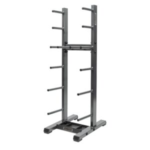 JORDAN® Studio Barbell Rack - Grey (Holds 12 Sets) [EX DEMO]