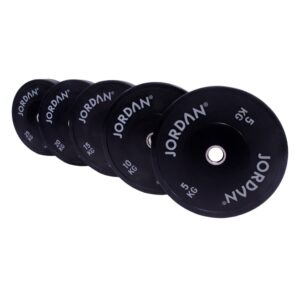 JORDAN® HG Black Rubber Bumper Weight Plates