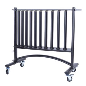 JORDAN® Neoprene Studio Dumbbell Rack - Black [EX DEMO]