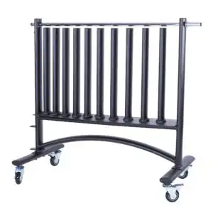 JORDAN® Neoprene Studio Dumbbell Rack - Black [EX DEMO]