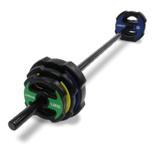 JORDAN® Ignite V2 Urethane Studio Barbell Sets - Colour Coded